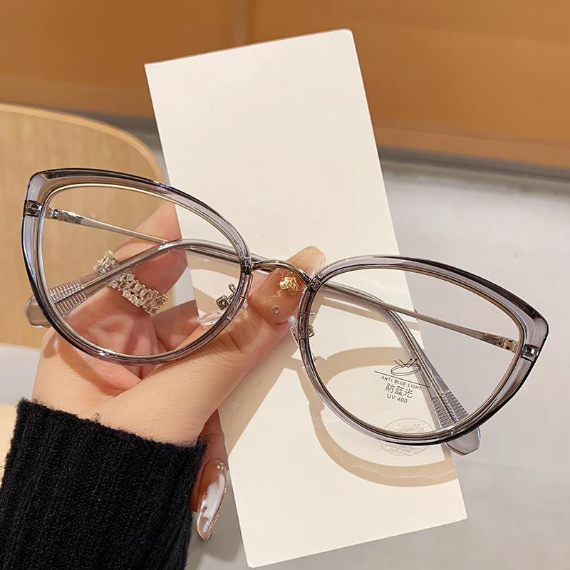 1pc Men Women Anti Blue Light Glasses Cat Eye Frame Eyewear For Women Daily Commuting Computer College Students 6018