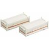 TOMIX N Gauge UM12A-105000 Type Container, Cream, 2-Pack, 3163, Model Railroad Supplies