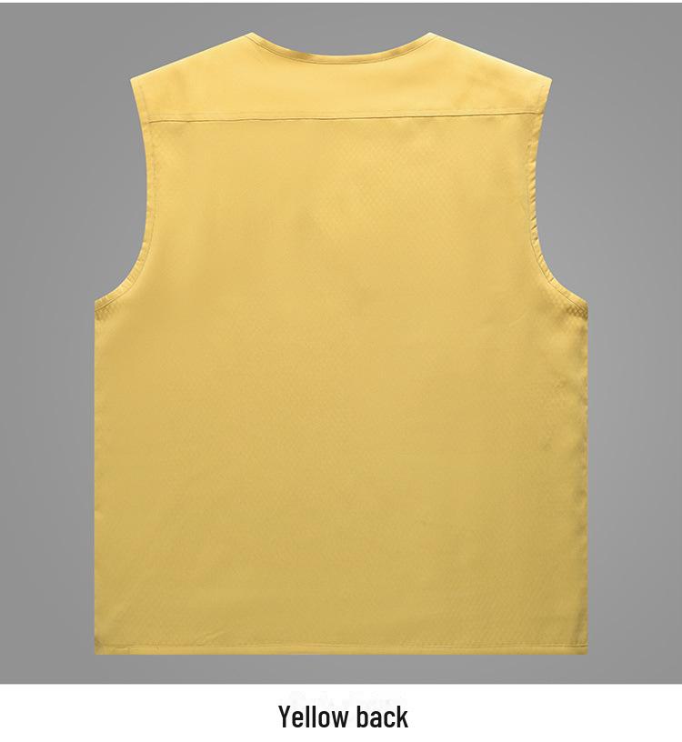 Мужской рыболовный жилет Director с несколькими карманами и напечатанным логотипом