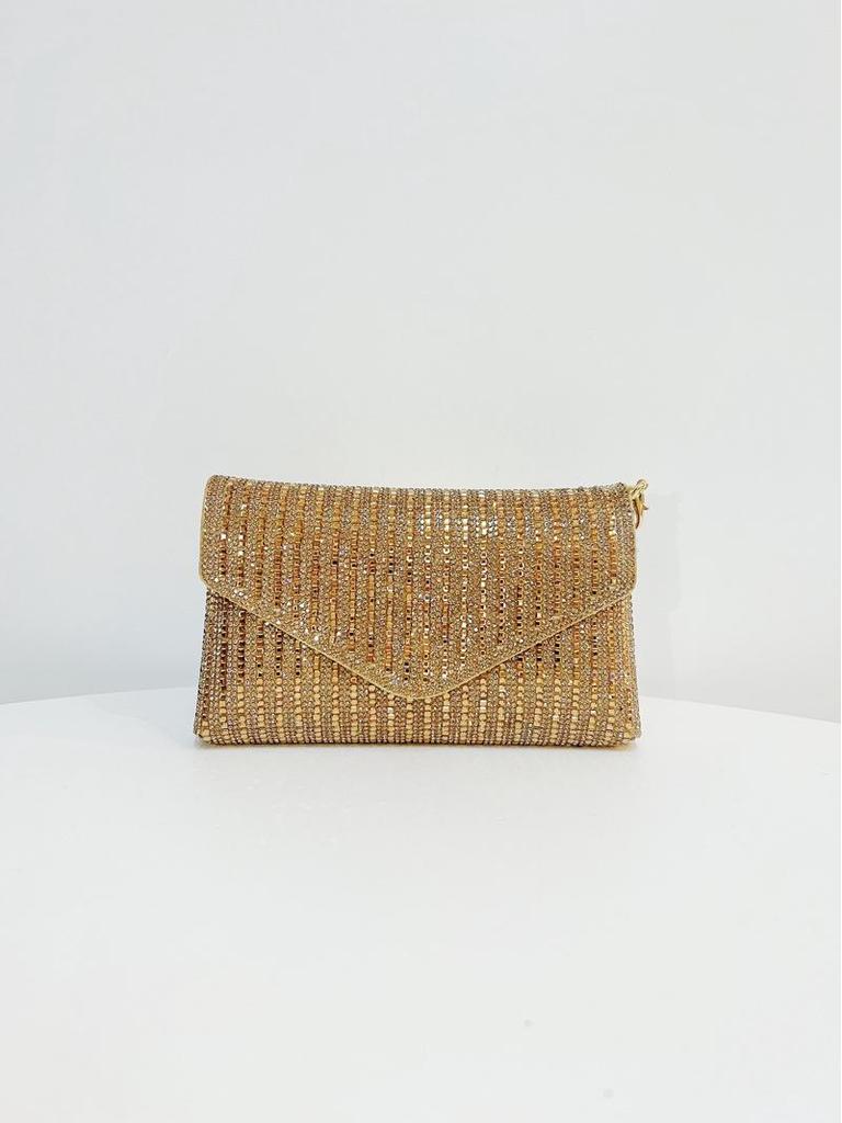 Трансграничный модный клатч на цепочке с бриллиантами – Универсальная вечерняя сумка, кроссбоди, на плечо или подмышку