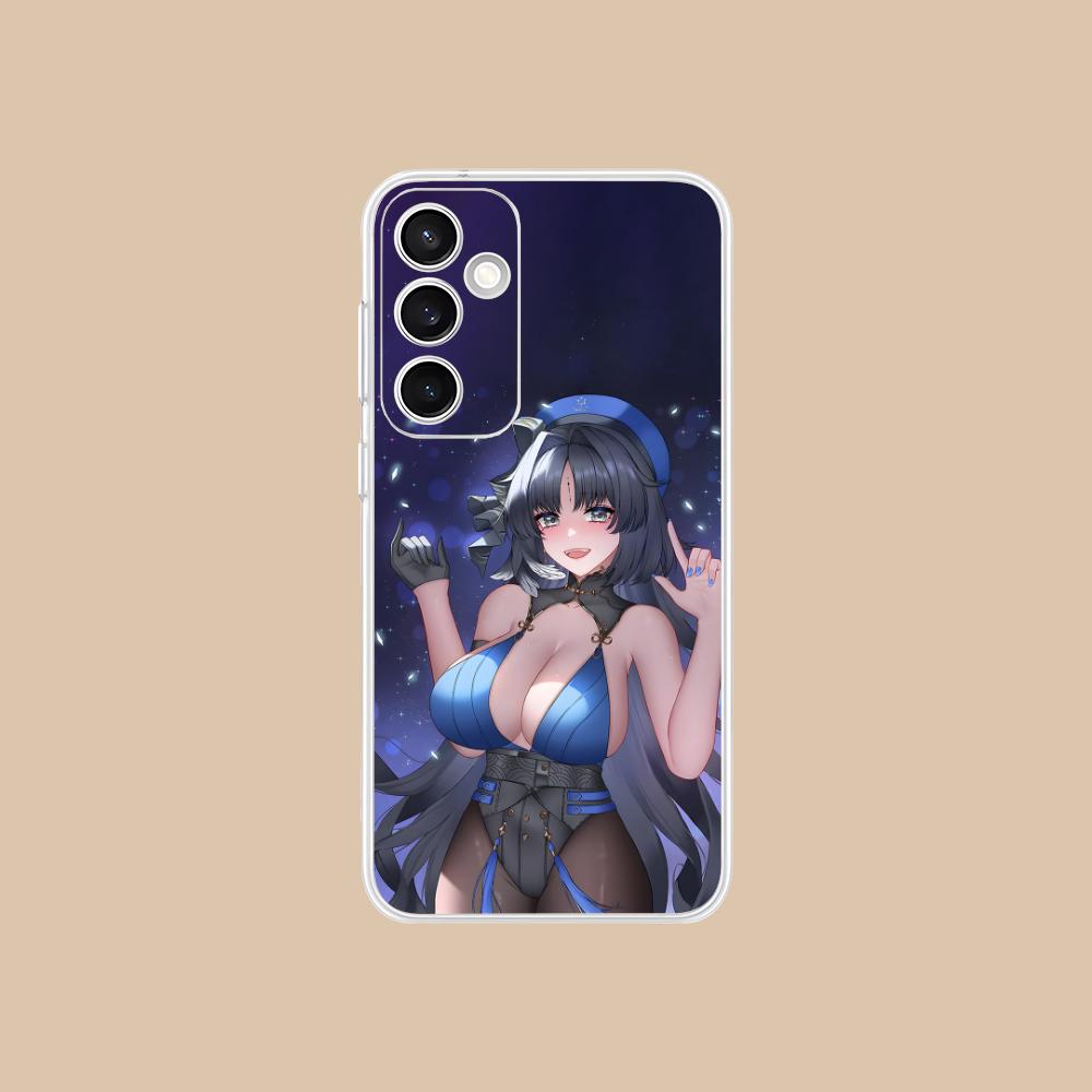 Wuthering Waves Yangyang Phone Case for Samsung Galaxy S25 S24 S23 S22 S21Plus FE Ultra Clear Colorful Cover Smartphone Pretty