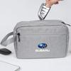 Car Key Storage Bag Portable Handbag Auto Key Organizer Pouch For Subaru STI WRX Forester Impreza Legacy Outback XV WAS Ascent X2