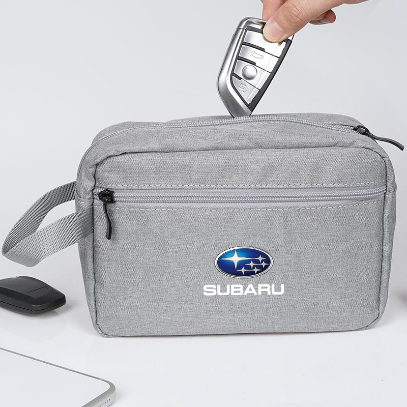 Car Key Storage Bag Portable Handbag Auto Key Organizer Pouch For Subaru STI WRX Forester Impreza Legacy Outback XV WAS Ascent PP444
