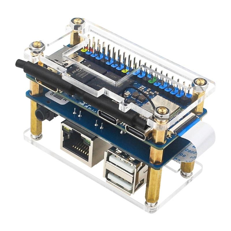 Прозрачный корпус Аксессуары для платы разработки Акриловый корпус для Pi 2W Защитная оболочка Простая установка