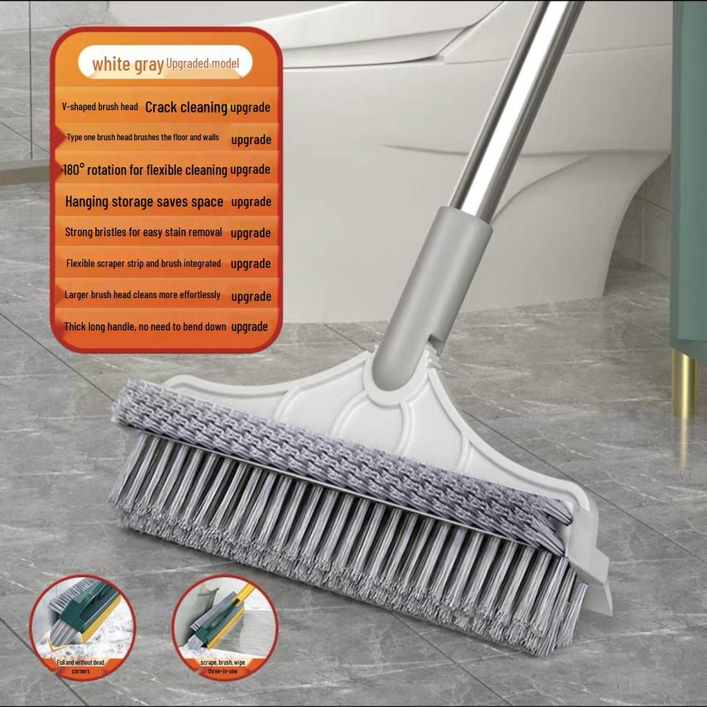 Long Handle Bathroom Floor and Crevice Scrub Brush