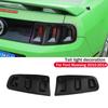 Tail Light Decoration Cover Taillight Lamp Stickers Fit For Ford Mustang 2010-2014 ABS Car Accessories,Smocked Black