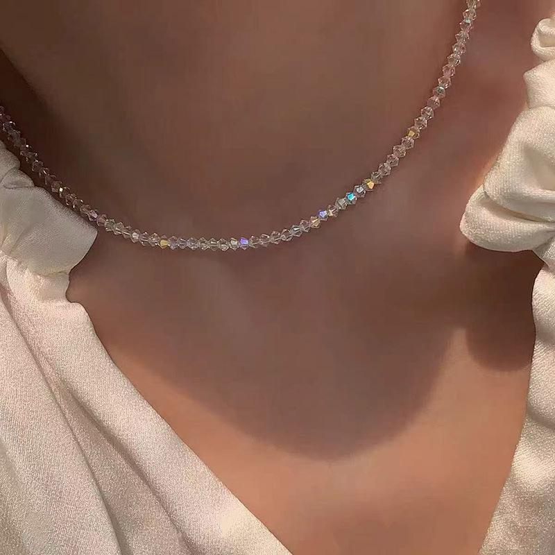 Жемчужное ожерелье женское нишевое легкое роскошное дизайнерское модное темпераментное цепочка на ключицу цепочка на шею цепочка на свитер цепочка из бисера