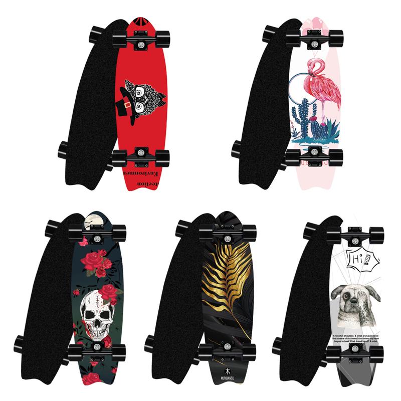 Профессиональный скейтборд для серфинга, кленовый скейтборд Single Rocker, круизер, скейтборд, лонгборд, детский спорт, уличный спортзал