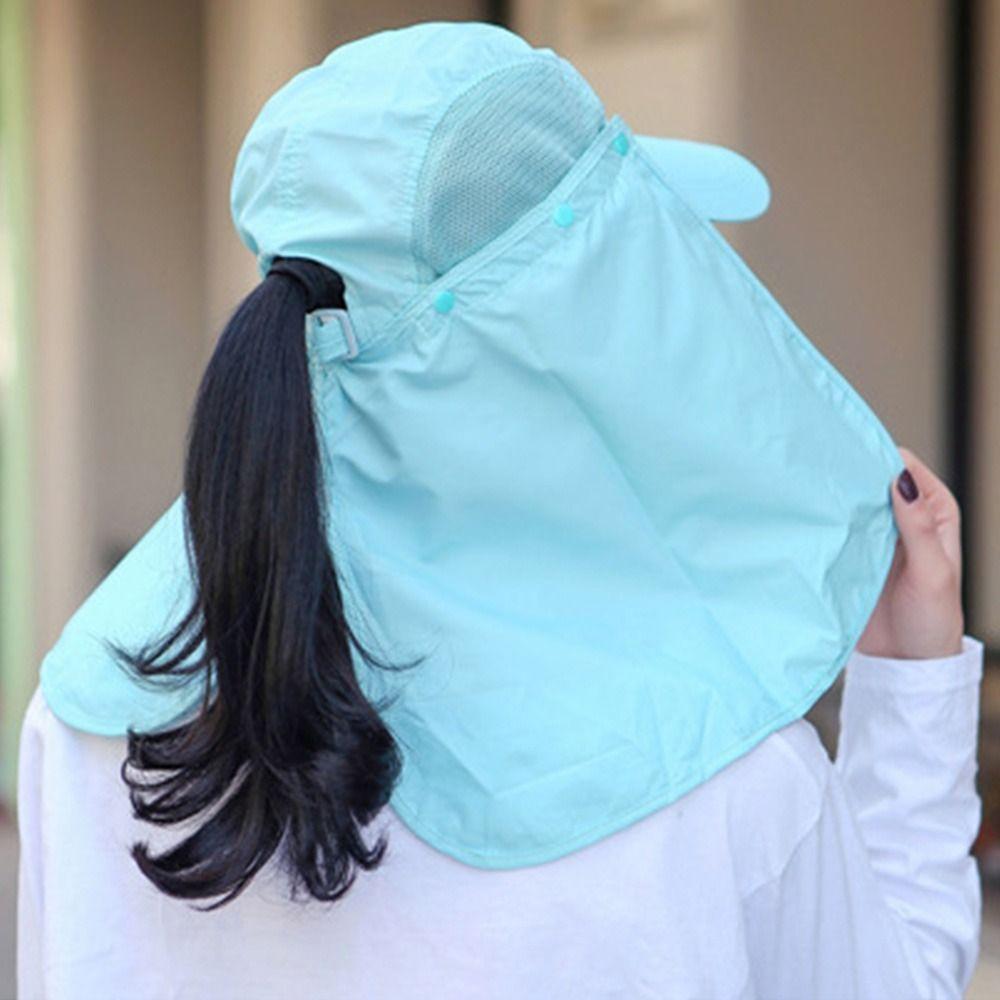 Summer UV Sun Protection Adjustable Fisherman Cap Baseball Cap Fishing Sun Hat Sunshade Hat