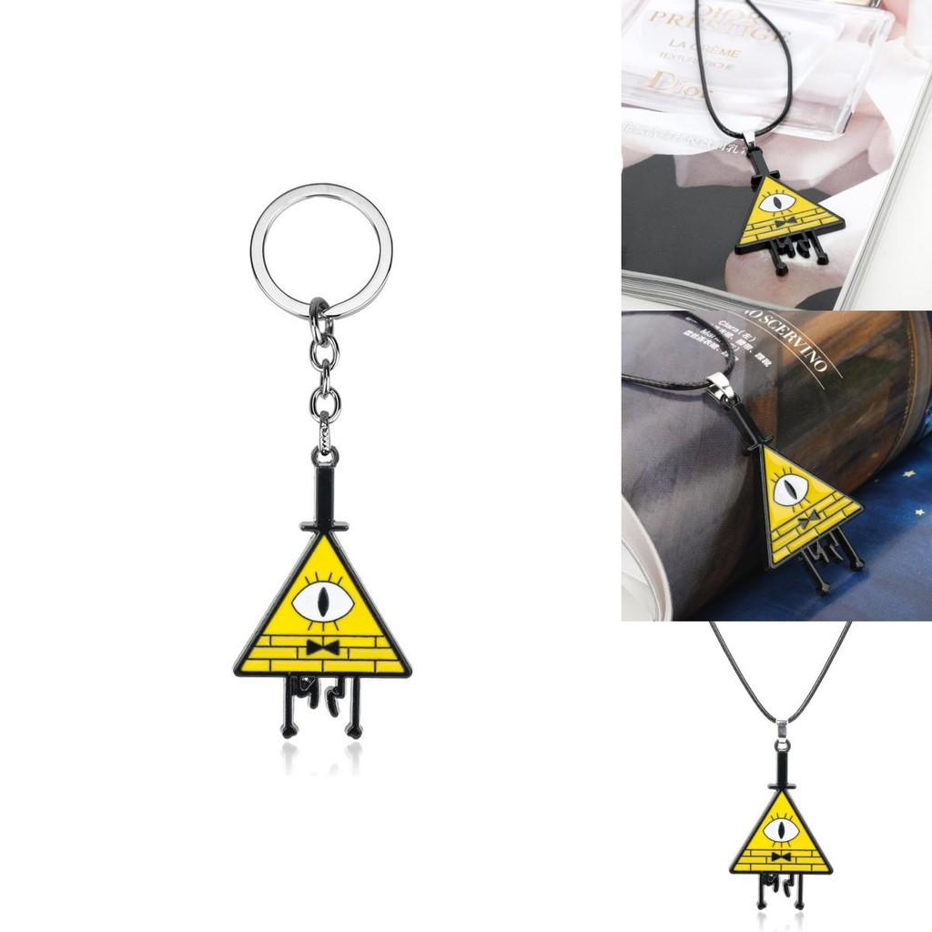 Подвеска Билла из Гравити Фолз на цепочке из сплава с гальваническим покрытием для косплея и повседневной носки