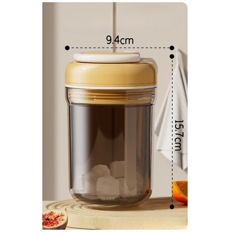 Three-in-One Ice Box Water Bottle, Ice Cube Mold Companion Cup, Water Bottle with Ice Box, Pressed Food Grade Ice Cup