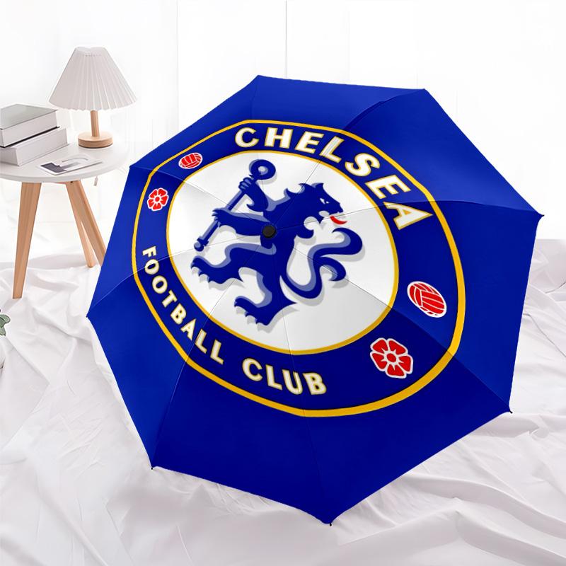 1pc C-Chelsea Umbrella, Sun Protection, And UV Shielding. It Has Eight Sturdy Ribs for Outdoor Use And Perfect As a Holiday Gift