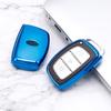Чехол для ключа Hyundai для Mistra, ix35, ix25, Elantra, Avante, Tucson, Sonata 9 – Полупрозрачная накладка с пряжкой.