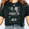 2026 Лето Женская Винтажная Футболка Biohazard Resident Evil Хлопок и Дышащая Короткий Рукав Уличная Одежда Оверсайз Свободная Повседневная