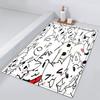 B-Boykisser Door Mat Bedside Entrance Bath Floor Cute Decoration Corridor Kawaii Door Mat Carpet  Living Room Balcony