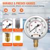 Hydraulic Pressure Test Kit, 10/100/250/400/600bar, 5 Gauges 13 Couplings 14 Tee Connectors 5 Test Hoses, Excavator Hydraulic Test Gauge Set with