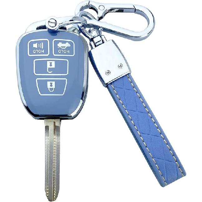 Чехол для брелока, совместимый с Toyota Highlander Camry RAV4 Corolla Tacoma Avalon Venza Yaris, аксессуары в виде ракушки