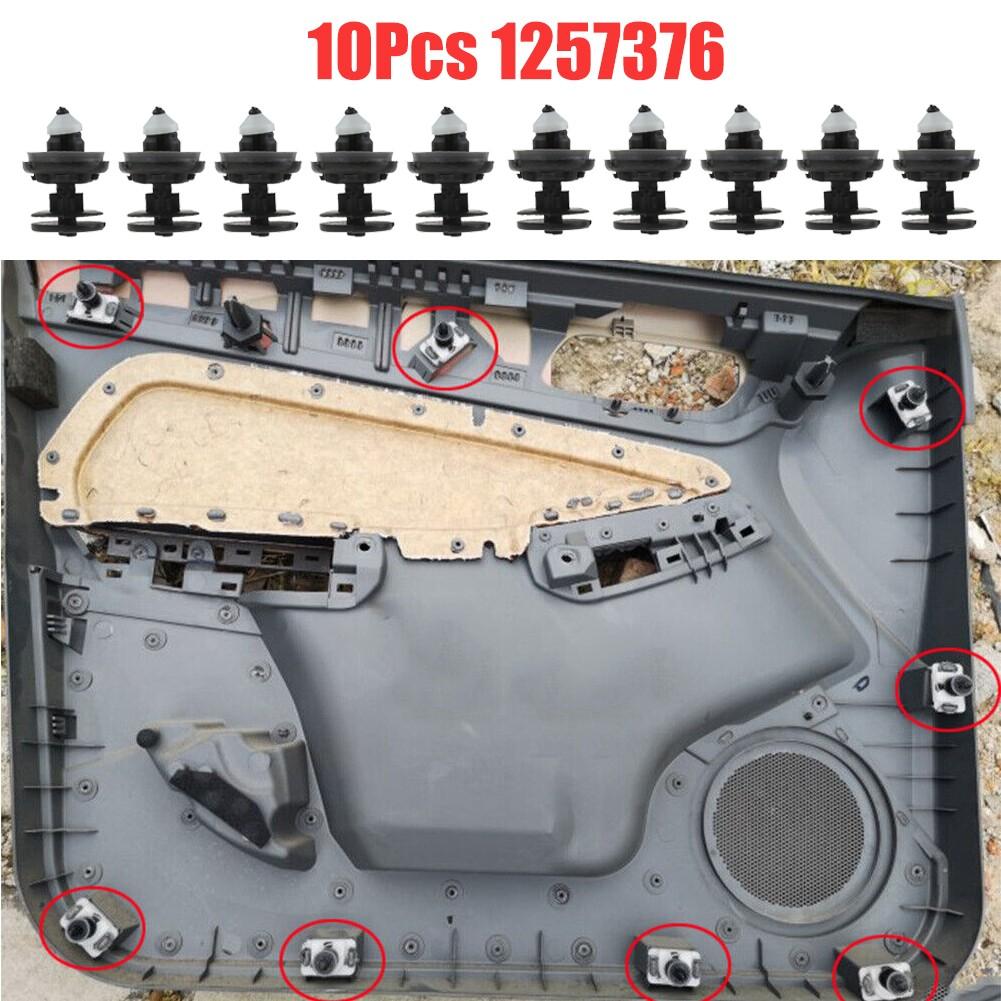 Easy To Use Fastener Clips for Ford For Focus Door Trim Panel Set of 10