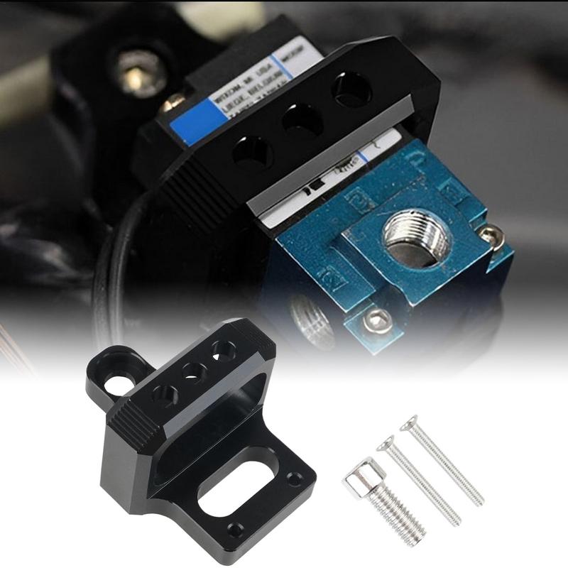 Solenoid Valve Mounting Bracket AEM Mounting Bracket Solenoid Valve Mount Holder Bracket 3 Port Boost Controller Solenoid Valve