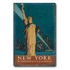 Vintage Travel City of New York Metal Tin Signs Statue of Liberty Enlightening the World National Monument for Outdoor Indoor