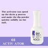 NOCIS Dip Powder Base Coat Activator Top Coat Brush Saver 20ml*4 Dipping Powder Nail Art Accessories
