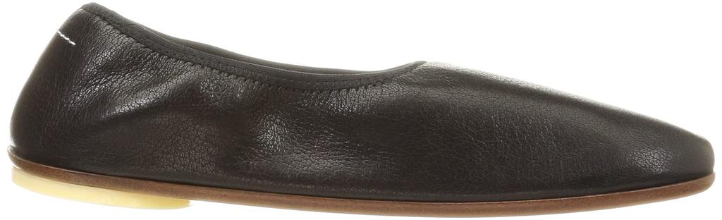 Maison Ballet Shoes S59WZ0088PS300 Anatomic Soft Ballet Flat BLACK Cm [MMSIX Margiela] Women's 22.5 Cm~23.0 [Item]
