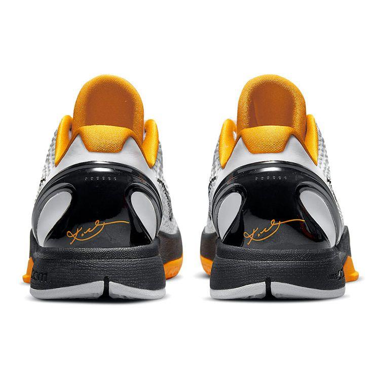 Nike Zoom Kobe 6 Protro Белый/Солнечный 2021 Унисекс Кроссовки Нейтрально-Серый Черный CW2190-100