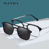 New magnetic polarized sunglasses CG3203Can be paired with stylish double-bridge square-frame sunglasses with blue light blocking lenses for