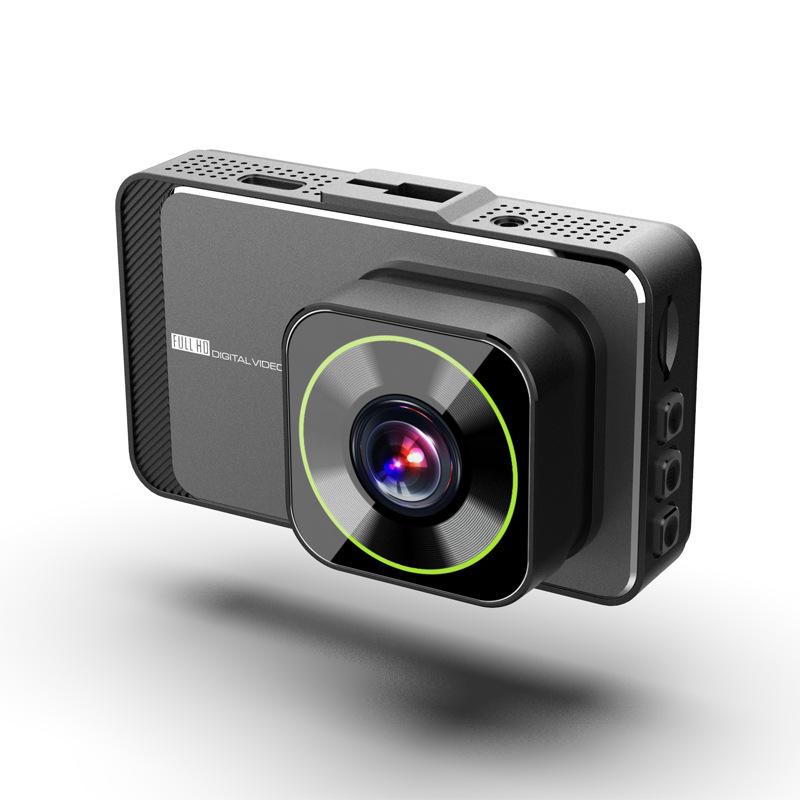 Dual Lens Dash Cam with Night Vision, 3" HD 1080P, WiFi, and Front & Rear Recording