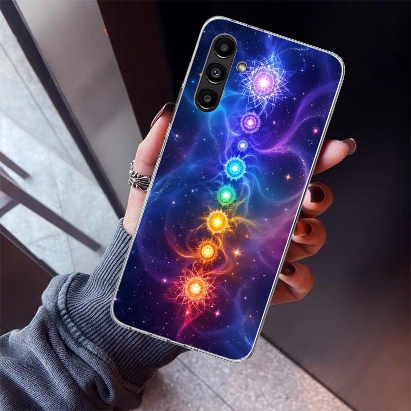 Yoga Chakra Spiritual Energy Universe Phone Case For Samsung Galaxy A17 A16 A15 A14 A13 A57 A56 A55 A54 A53 A37 A36 A35 A34 A33