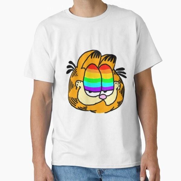 Pride Garfield Gay Classic Tshirt Tshirt Made In Usaus Size S2xl