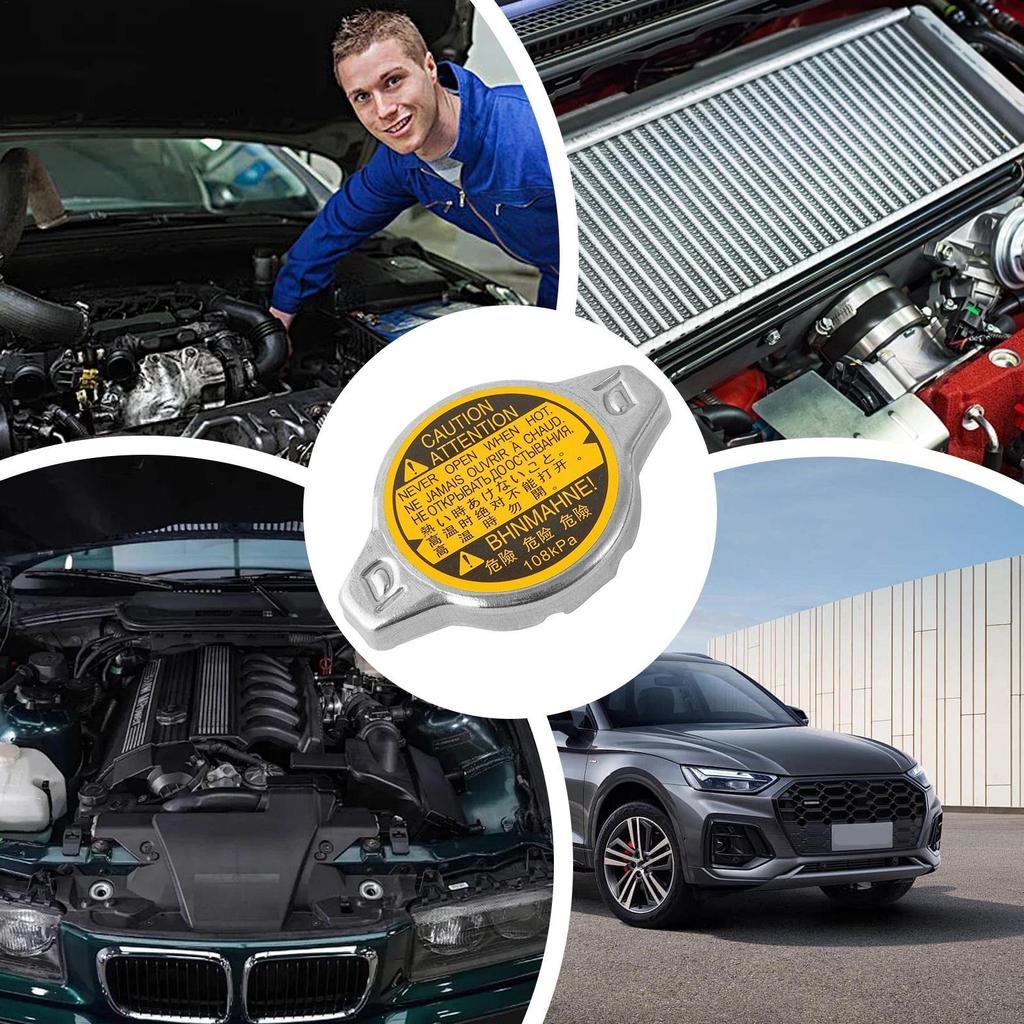 Крышка охлаждающей жидкости автомобиля Крышка бачка расширителя охлаждающей жидкости для охлаждения радиатора автомобиля Теплоотвод Автомобильные аксессуары для двигателя Авторемонт