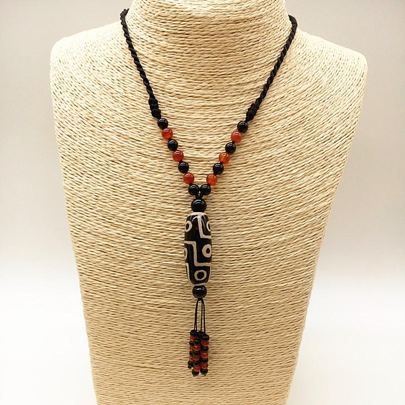 Новый этнический стиль Подвеска Тяньчжу Девятиглазый Тяньчжу, Мужское и женское повседневное универсальное ожерелье