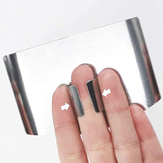 Защита для пальцев, сверхмощная нарезка кубиками из нержавеющей стали, нарезка овощей, чтобы не повредить защиту для пальцев, безопасный инструмент для нарезки, кухонные принадлежности