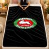 Flannel BlanketSouth Sydney Rabbitohs Warm Soft Throw Blanket for Indoor Sofa Bed Living Room Use