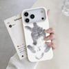 Rabbit in Chinese ink Wash Painting Phone Case For iPhone 17 Air 16 15 14 13 12 11 Pro Max Plus Shockproof Cover Coque