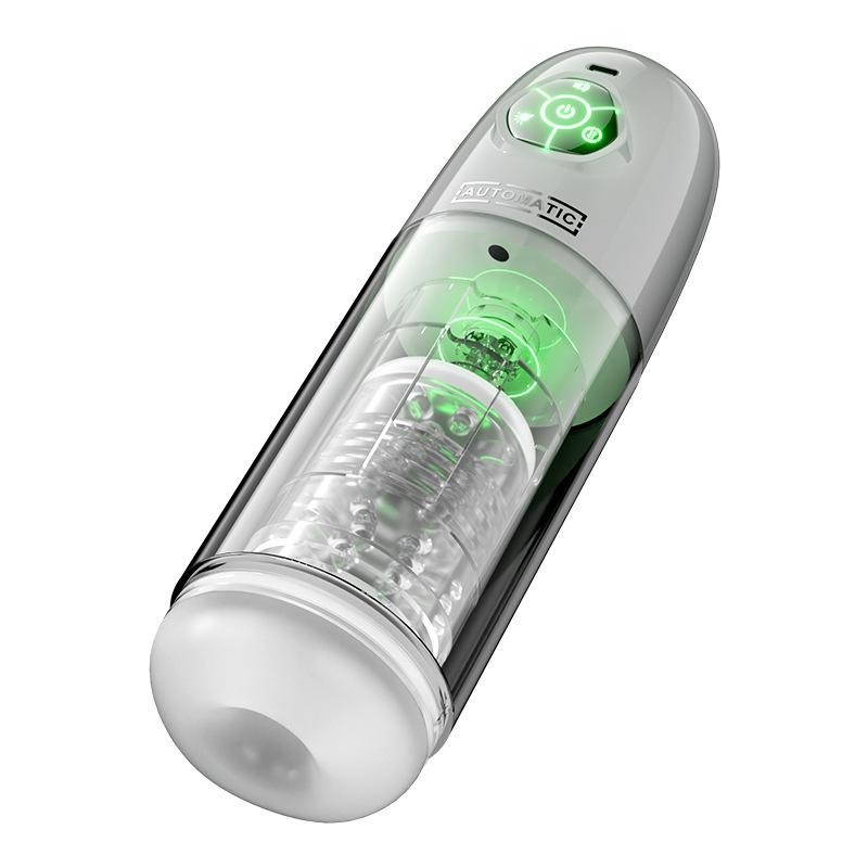 Автоматическая чашка-мастурбатор для мужчин 10 режимов поступательного движения и вращения Карманная киска Машина для минета пенисом Секс-игрушка для мужчин Товары для взрослых