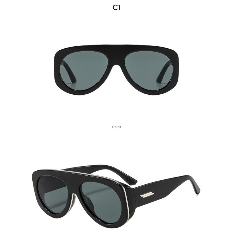 Women's sunglasses - unisex retro oversized thick frame sunglasses