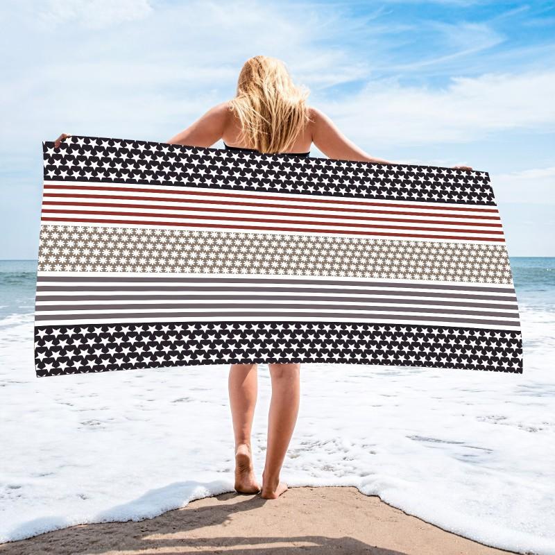 Ultra Absorbent Microfiber Beach Towel Quick Dry Printed Large Bath 90x180cm