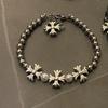 Bracelet Men's Titanium Steel Does Not Fade, High-end Sense Versatile Hip-hop Jewelry Women's Simple Personality Retro Accessories