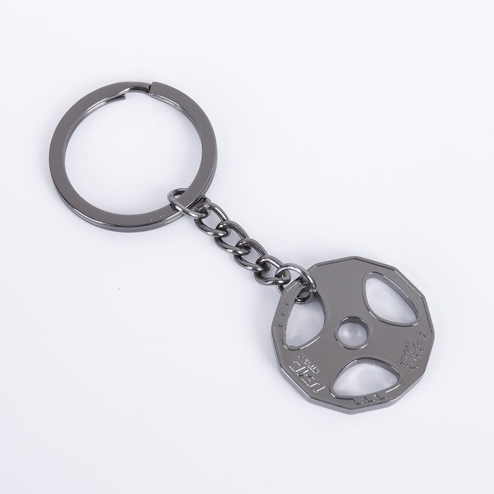 Bag Charm Simulation Dumbbells Keyring Mini Fitness Series Pendant Friends