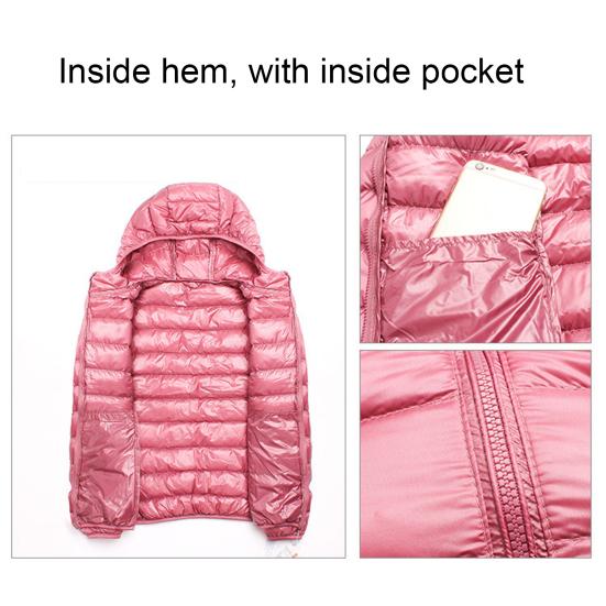 Женская зимняя куртка-пуховик с капюшоном и карманами на молнии, на молнии, однотонная