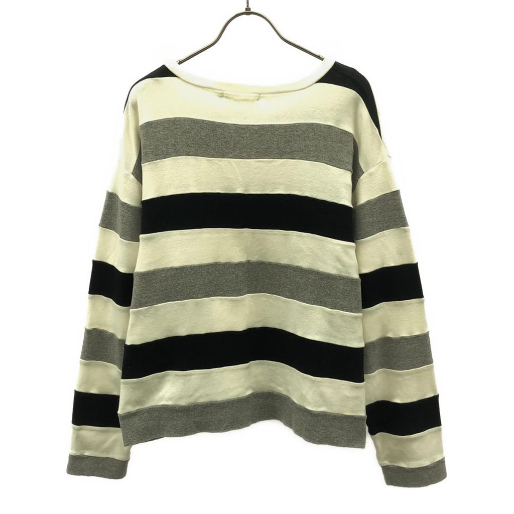 A Bathing Ape Сделано в Японии Футболка с длинным рукавом с полосатым узором M Рон Т Мужская Б/У