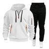 2024 Men's Spring/Autumn Two-Piece Sportswear: Zipper Hoodie & Sweatpants Set
