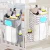 Multifunction Storage Bag Infant Products Cot Bed Organizer High Quality Crib Hanging Bag