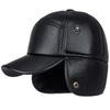 Men's Winter Warm Leather Hat with Ear Protection - Duckbill Style