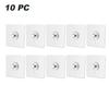 10/20Pcs Strong Adhesive Hooks Picture Frame Poster No Drilling Hooks Waterproof Kitchen Bathroom Living Room Decor Accessories