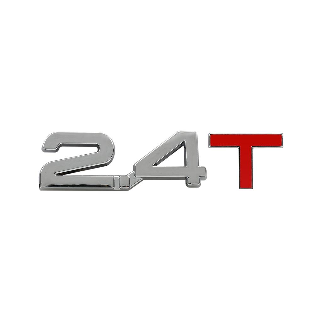 Новейшая автомобильная 3D металлическая наклейка с логотипом 1.3T 1.4T 1.5T 1.6T 1.8T 2.0T 2.2T 2.4T 2.5T 2.8T 3.0T Высококлассная универсальная наклейка для стайлинга автомобилей
