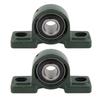 2pcs UCP204 Pillow Block Bearing Ball Mounted Bearing Bore Diameter 20mm