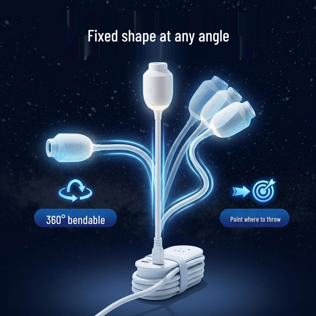 USB Starry Sky Projection Light: Car Interior Atmosphere Lamp
